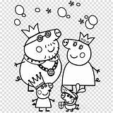 Pig Colouring Peppa Coloring Christmas Pages Clipart sketch template