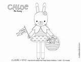 Chloe Colouring Cuddle sketch template