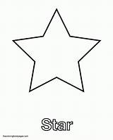 Star Coloring Shape Pages Shapes Stars Template Printable Kids Preschoolers Cliparts Cartoon Clipart Simple Color Sheet Small Print Book Library sketch template