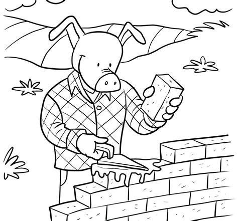 brick wall coloring page  getcoloringscom  printable colorings