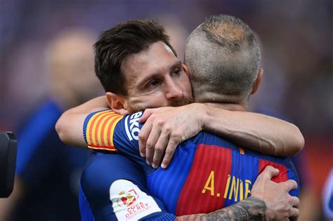 andres iniesta hopes lionel messi agrees barcelona contract renewal