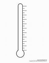 Thermometer Goal Fundraising Barometer Fundraiser Scouts Charts Reaching Therapie Editable Kleurplaat Referentie Bereiken Ontwerp Kleuren Doelen Tips Termometer Clker Temperature sketch template