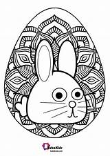 Bubakids Cuties Egg Easter Coloring sketch template