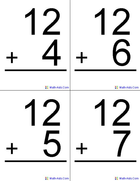 images  math fact flash cards printable multiplication