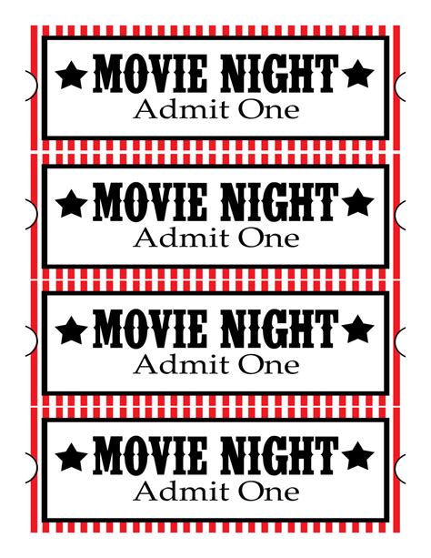 printable  ticket clipart
