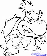 Coloring Bowser Jr Pages Mario Koopalings Colouring Super Vs Drawing Cool Color Drawings Print Brilliance Az Comments Coloringhome Library Clipart sketch template