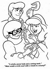 Scooby Doo Coloring Gang Pages Velma Comments Library Cartoon sketch template