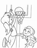 Coloring Basketball Pages Nba Printable Girls Players Player Jersey Girl Two College Court Getcolorings James Drawing Team Color Ncaa Getdrawings sketch template