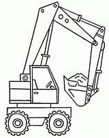 Coloring Pages Kids Truck Printable Excavator Shovel Color Print Backhoe Construction Colouring Material Bagger Boys Oncoloring Choose Board Crane Adults sketch template