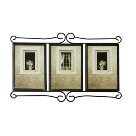 fetco tuscan triple collage picture frame bronze      count kroger