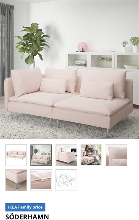 outdoor sofa outdoor furniture outdoor decor ikea couch pale pink apartment home decor