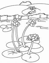 Lake Coloring Pages Books sketch template