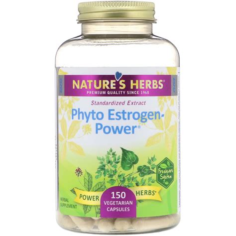 nature s herbs phyto estrogen power 150 vegetarian capsules iherb