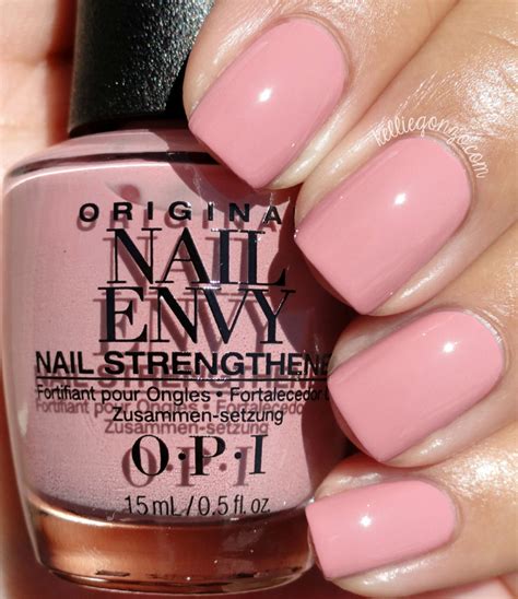opi nail envy strength  color collection swatches review kelliegonzo bloglovin