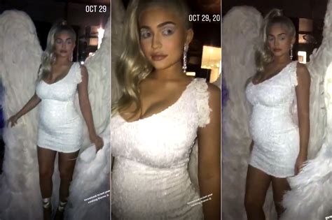 kylie jenner borrowed victoria s secret angel look from candice swanepoel for halloween