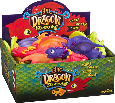 dragon stretchy assorted colors kiddlestix toys