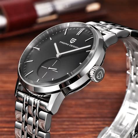 pagani design luxury brand fashion casual mens watches stainless steel simple quartz business