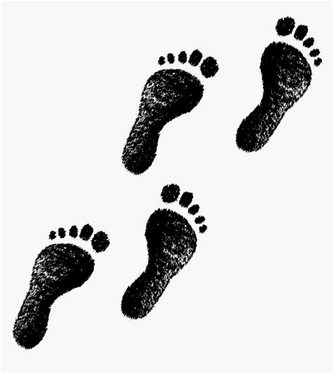 footprint clipart coloring page footprint coloring page transparent