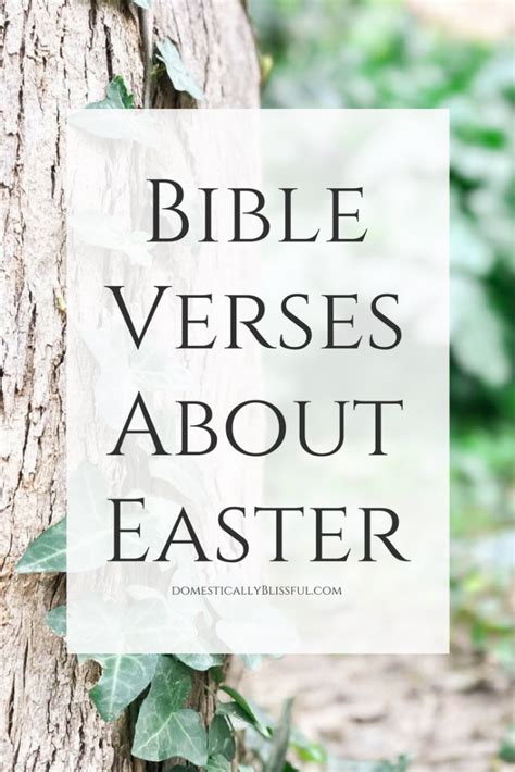 bible verses  easter domestically blissful