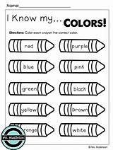 Grade First Printables Colors Activities Preschool Kindergarten Assessment Learning Homeschool Back Worksheets School Kids Choose Board sketch template