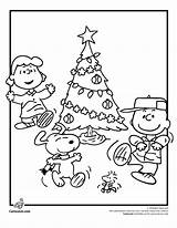 Coloring Christmas Pages Charlie Brown Snoopy Peanuts Kids Printable Gang Sheets Tree Jr Clipart Cartoon Print Pumpkin Book Its Great sketch template