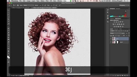 Photoshop For Photographers Episode 15 Curly Hair Composite Youtube