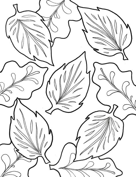 fall leaf coloring sheet etsy leaf coloring coloring sheets