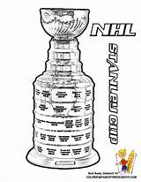 Coloring Nhl Stanley Yescoloring Winnipeg Penguins Trophy Blackhawks sketch template