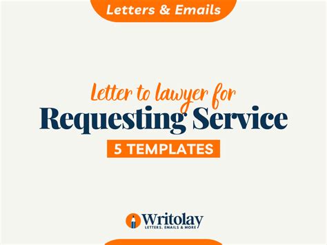 requesting lawyer services letter  templates writolaycom