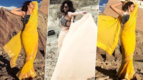 Devoleena Bhattacharjee Slays In A Sexy Yellow Saree In Latest