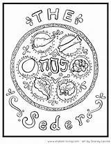 Passover Coloring Pages Seder Plate Printable Jewish Haggadah Happy Messianic Adults Crafts Kids Colouring Toddlers Color Shalom Living School Activities sketch template