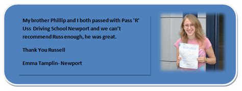 pass r uss driving school newport testimonials