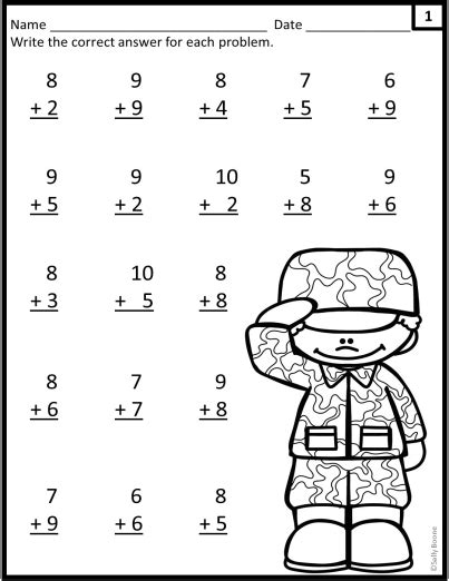kindergarten addition worksheets   worksheet  study