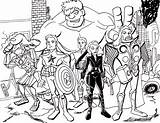 Avengers Drawing Kids Marvel Coloring Pages Getdrawings sketch template