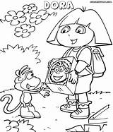 Dora Boots Coloring Pages Colorings sketch template