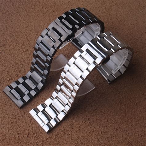high quality  band mm mm mm mm black metal stainless steel