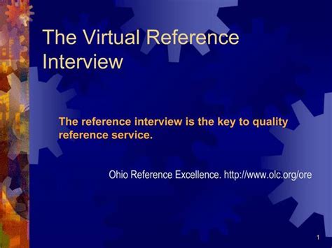 virtual reference interview powerpoint