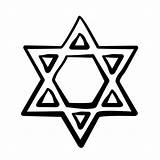 Star David Transparent Clipart Background Jewish Clip Library Collection Jews Icon sketch template