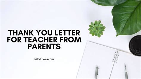 letter  teacher  parents sample   letter