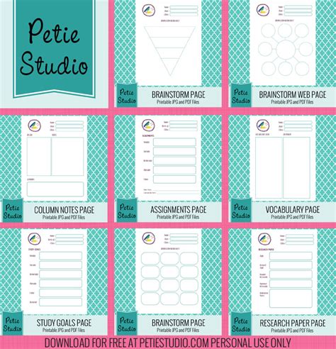 images  printable home organizer pages  printable home