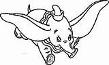 Dumbo Elephant Swoop Wecoloringpage sketch template