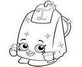 Shopkins Toaster Toasty sketch template