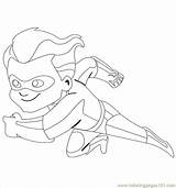 Incredibles Coloring Pages Printable Dash Color Online Cartoons sketch template