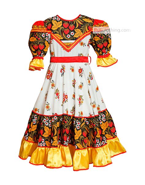 khorovod dance dress khokhloma