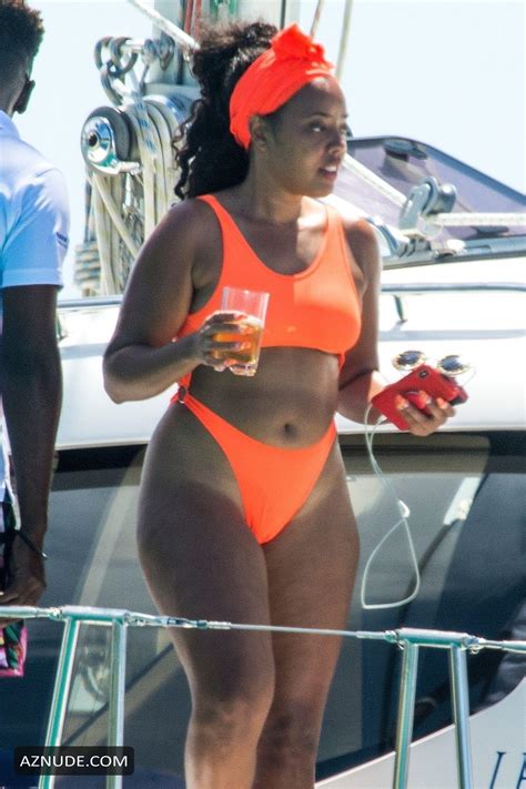 angela simmons sexy in a tropical paradise with friends in barbados