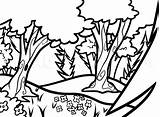 Forest Draw Step Drawing Dragoart Forests Backgrounds Guide Color sketch template