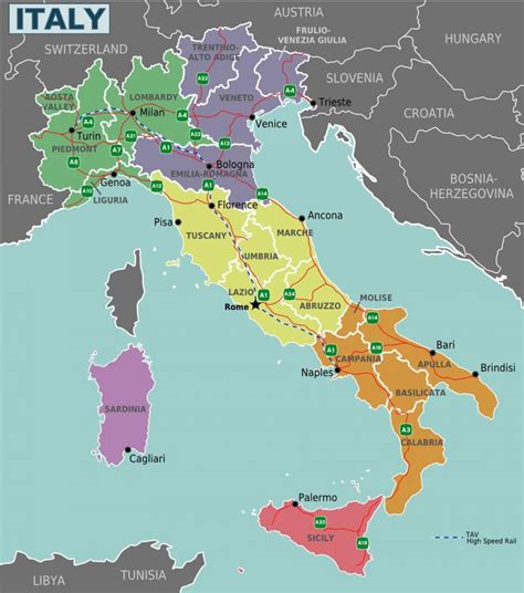 roma  italiji karta italije iz rima lazio italija