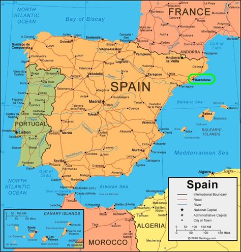 barcelona en el mapa mapa de barcelona en el mapa cataluna espana