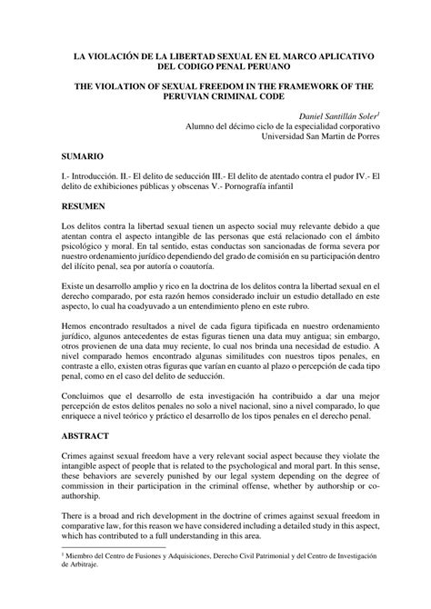 pdf la violaciÓn de la libertad sexual en el marco