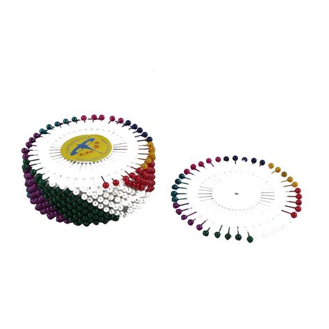 pearl decorative straight head pins assorted color   long  pcs walmartcom